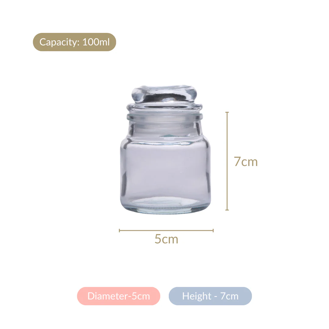 Airtight Mini Spice Jars Set Of 12 100ml - Image 9
