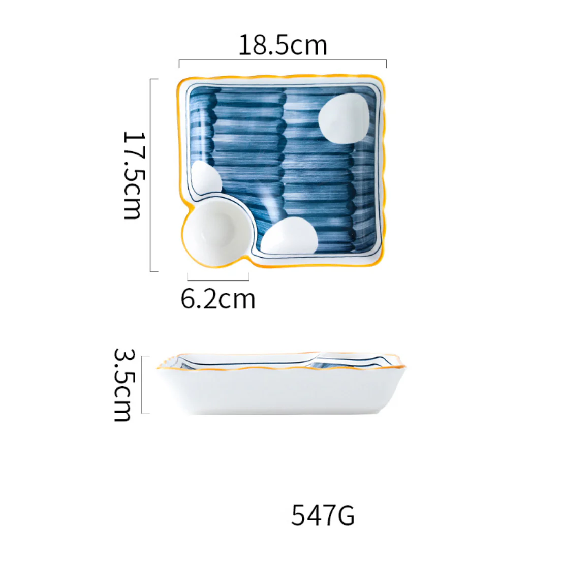Chip and Dip Plate Nitori - Image 17