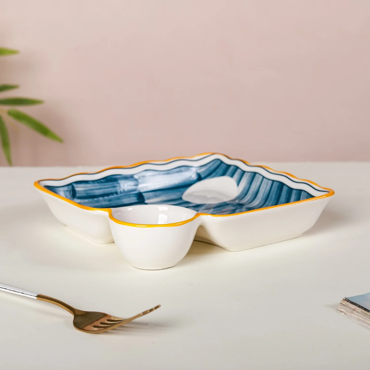 Chip and Dip Plate Nitori - Image 8
