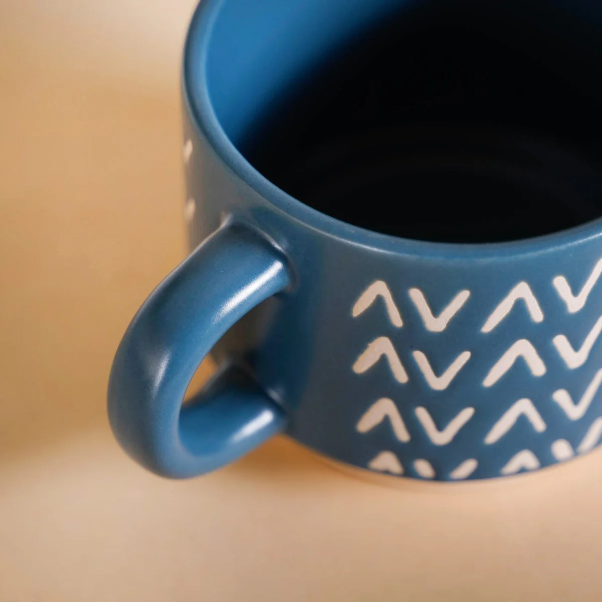 Eclectic Stackable Cups Set Of 4 With Stand Blue 100ml - Image 9