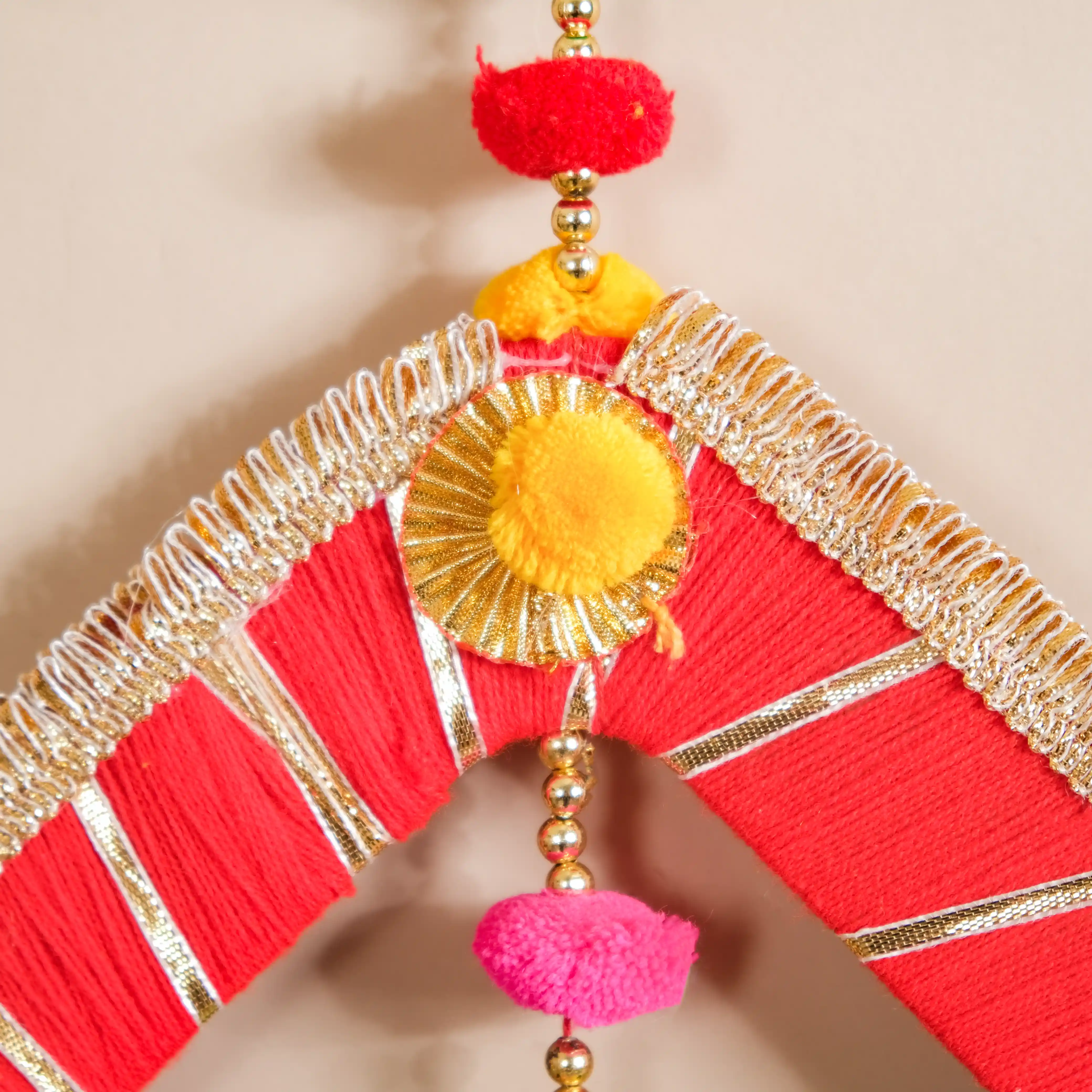 Festive Bell Multicolour Wall Hanging Set of 2 - Image 11