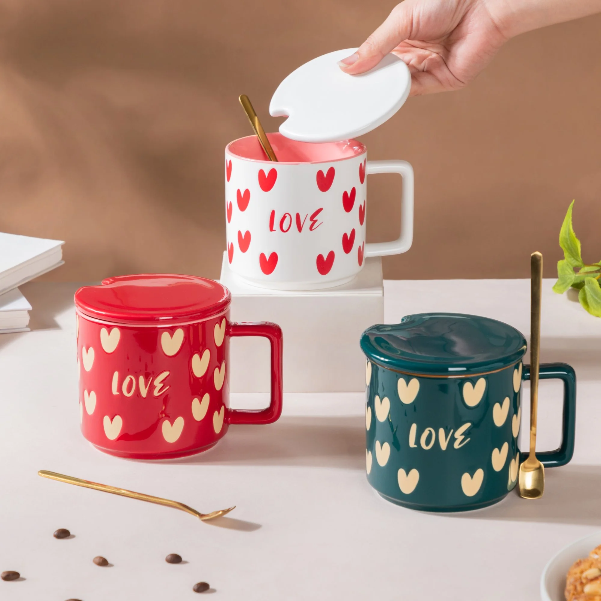 Heart Handle Mug - Image 6