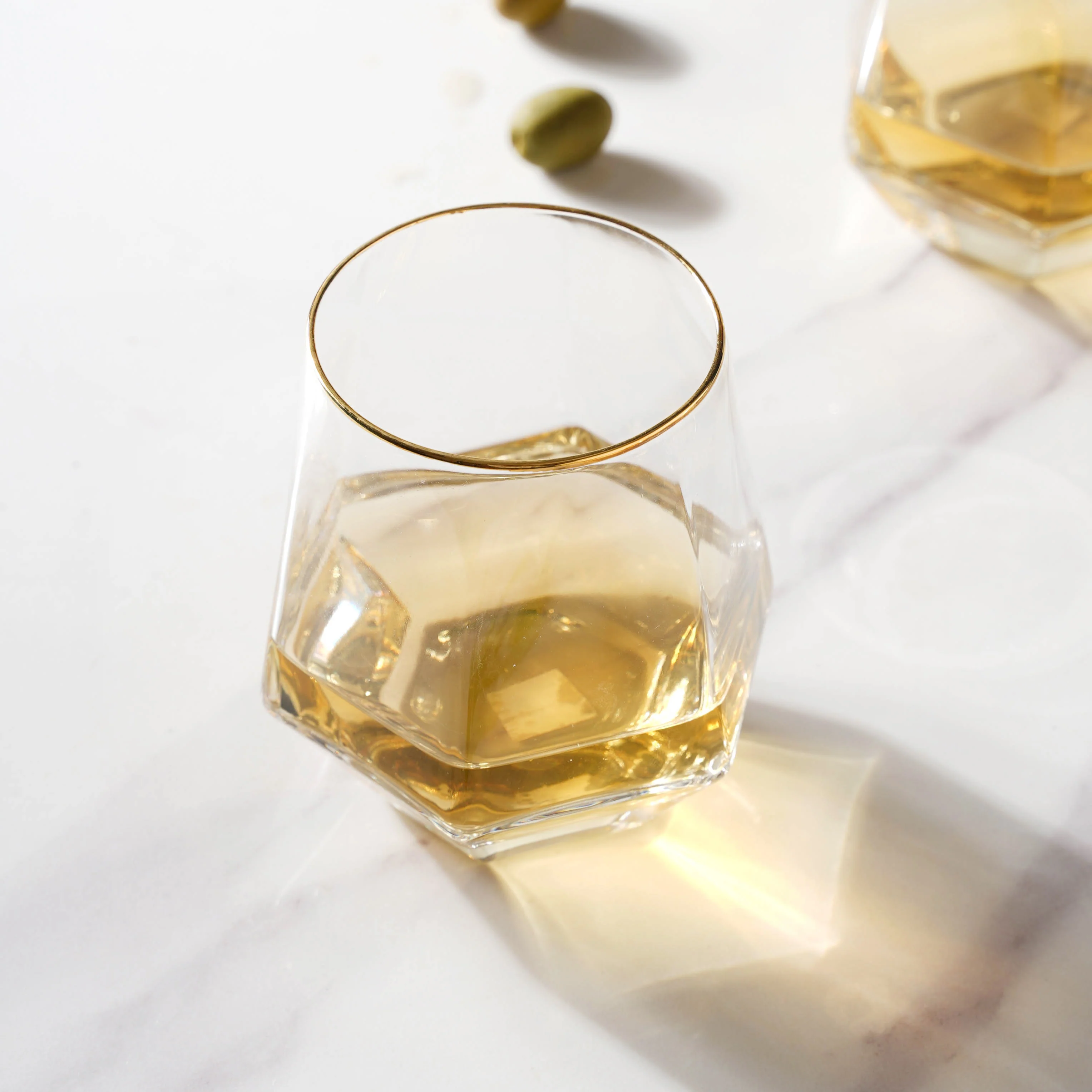 Hexagon Tumbler Glass Set of 2 - Image 22