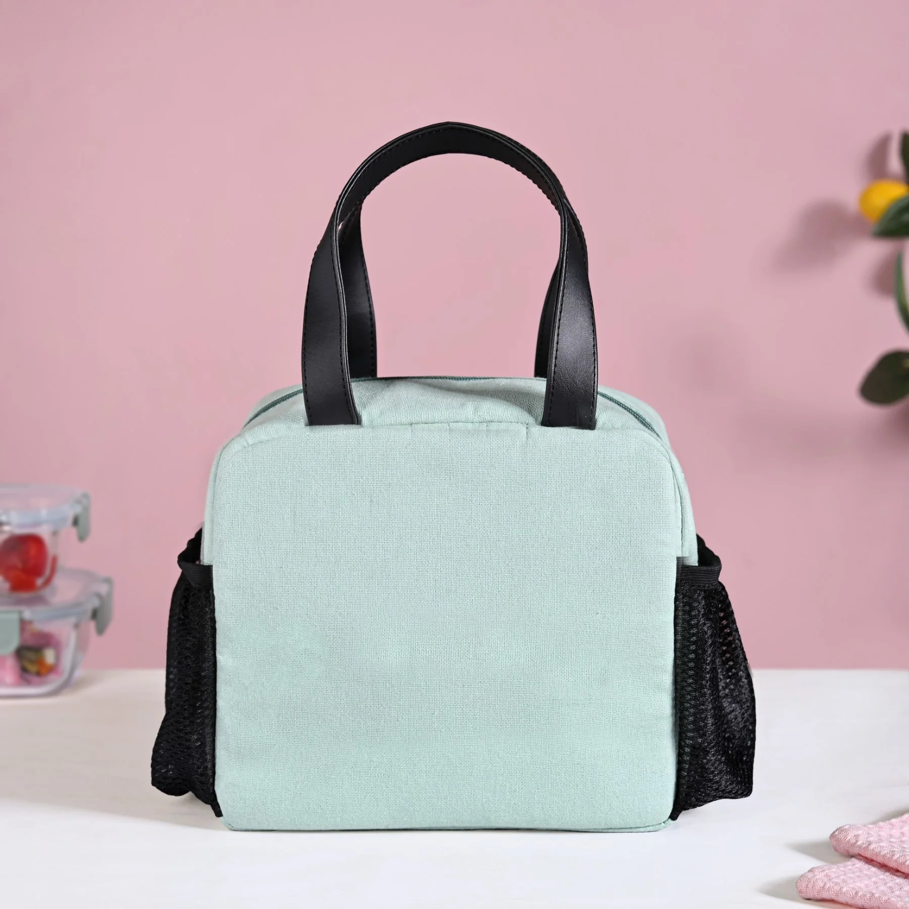 Mint Insulated Lunch Bag - Image 8