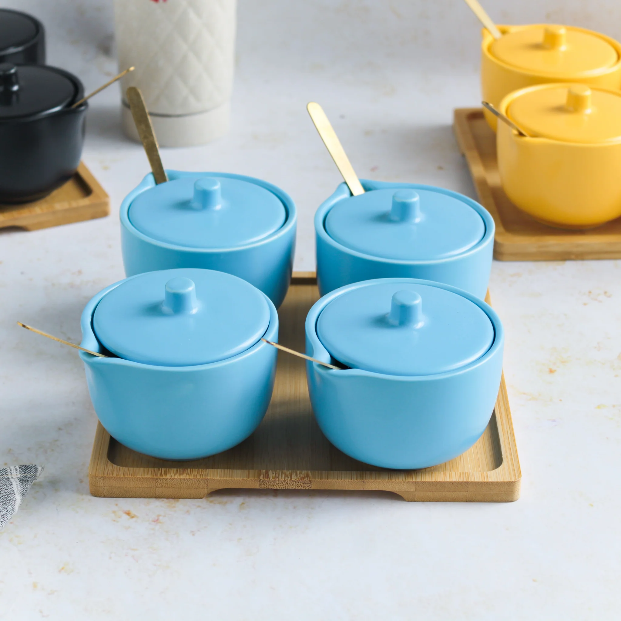 Pickle Jars With Tray Set of 4 - Image 16