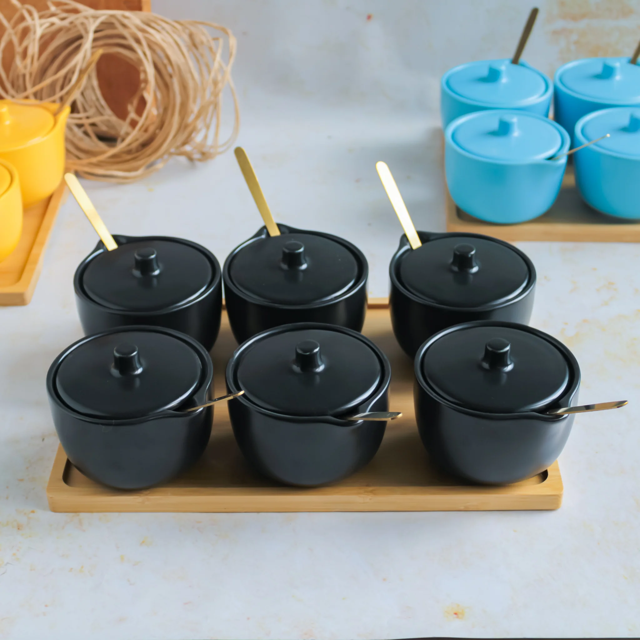 Pickle Jars With Tray Set of 6 - Image 17