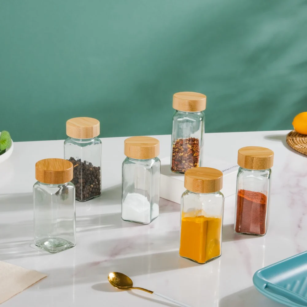 Seasoning Jars With Lid Set Of 6 100ml - Image 8
