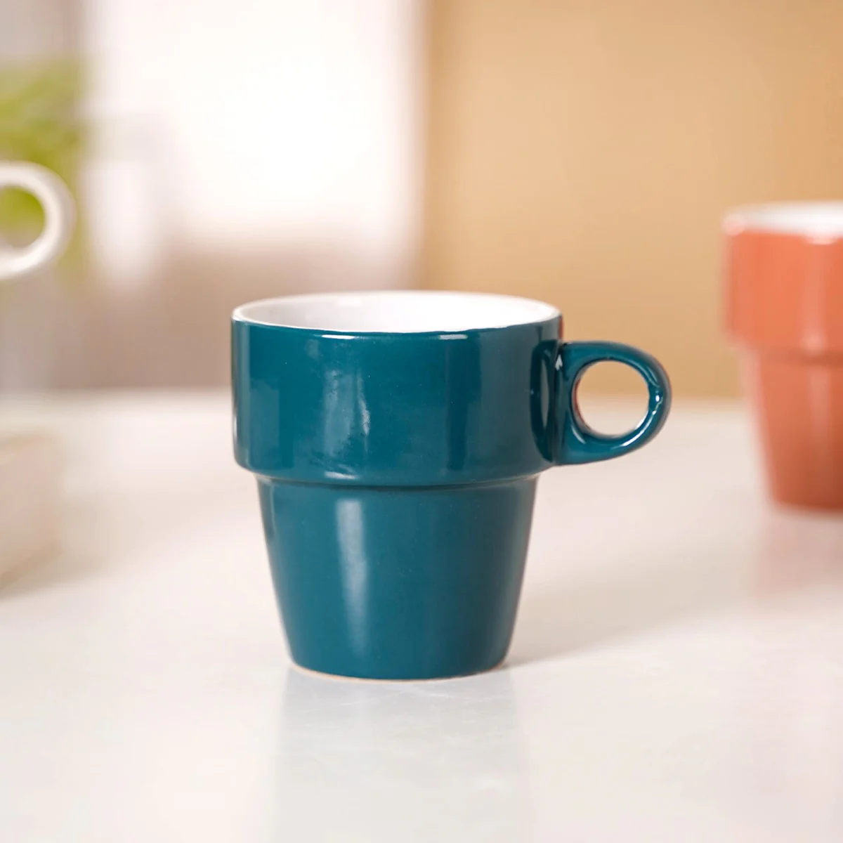 Stackable Cups Set of 6 Multicolour With Box 250ml - Image 9