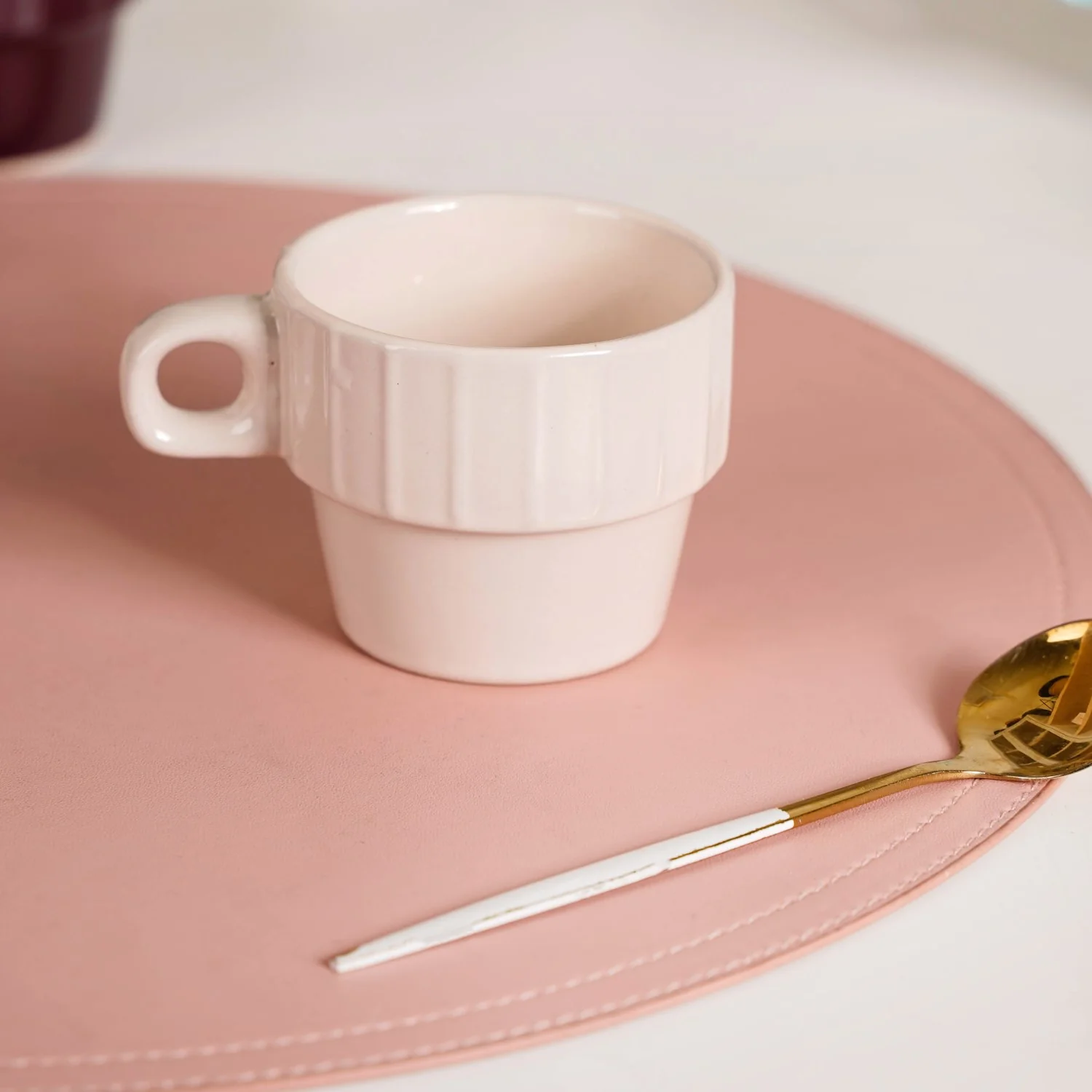 Stackable Mini Tea Cup Set Of 6 Kaori Sunset Hues 90ml - Image 8
