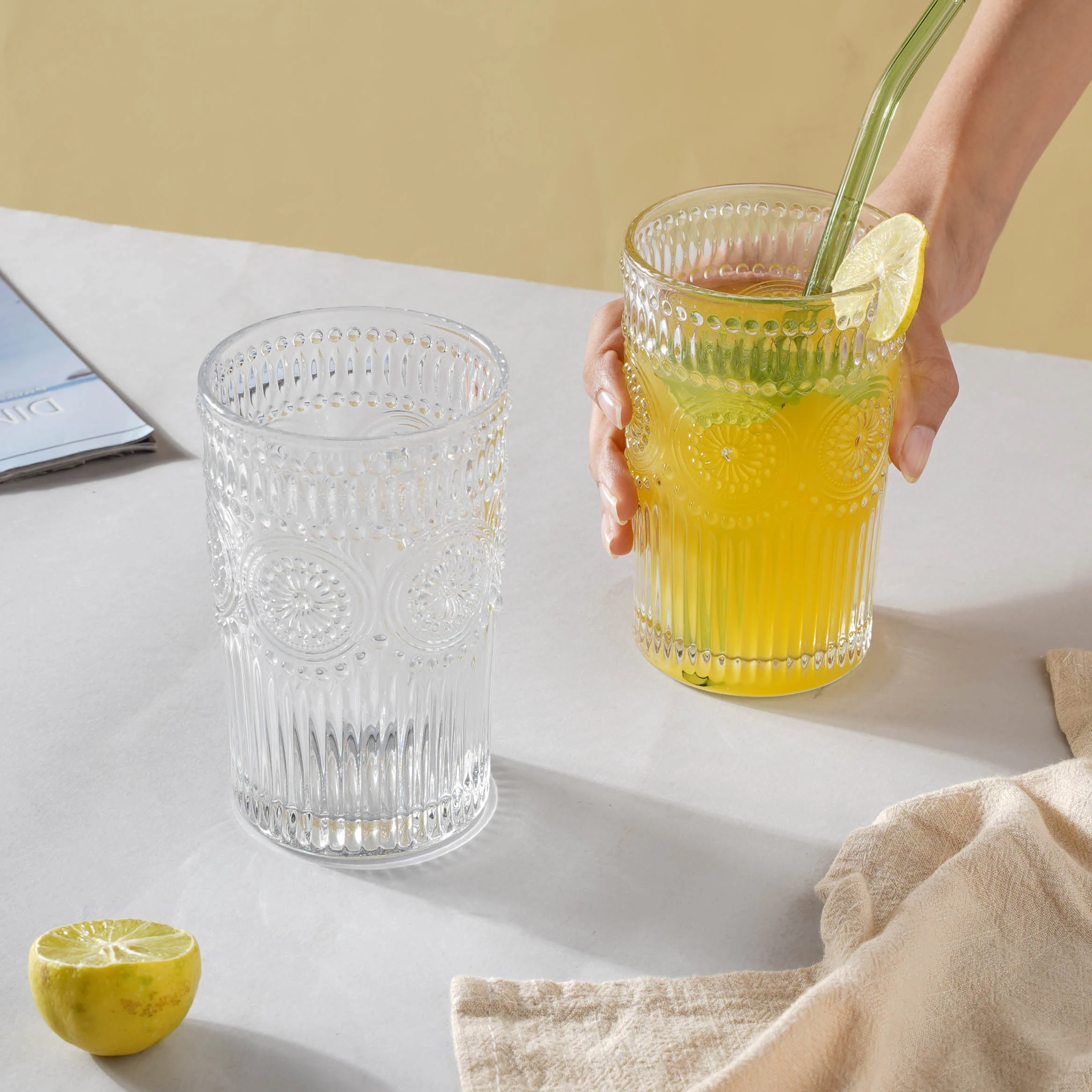 Tall Glass Set of 2 - Image 4