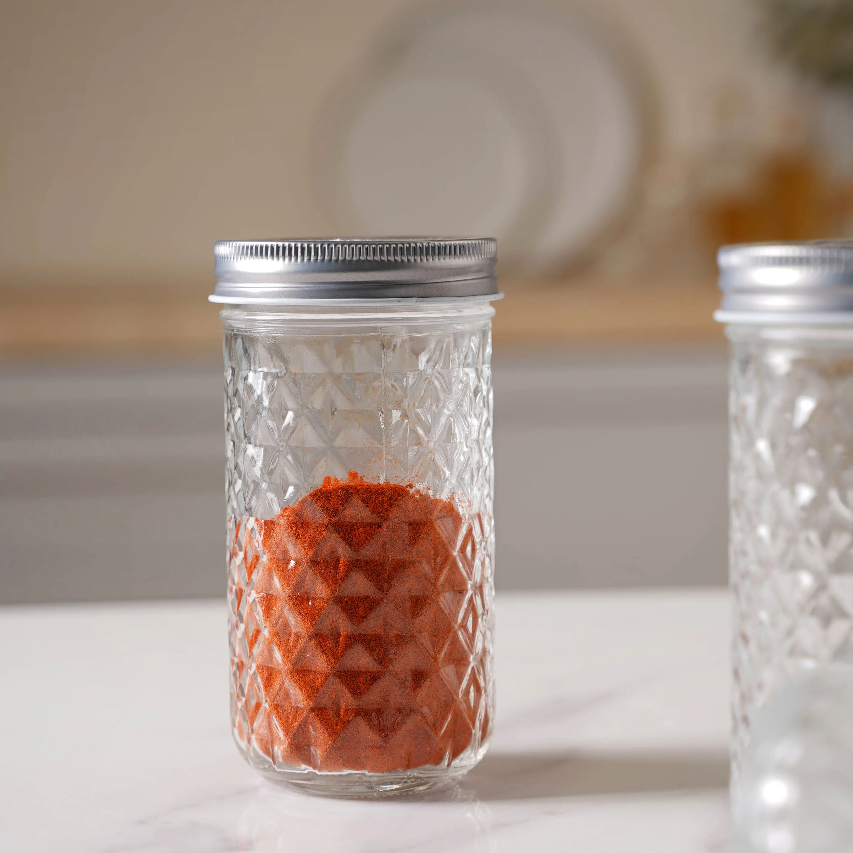 Textured Jar for Storage Set of 6 - Image 3