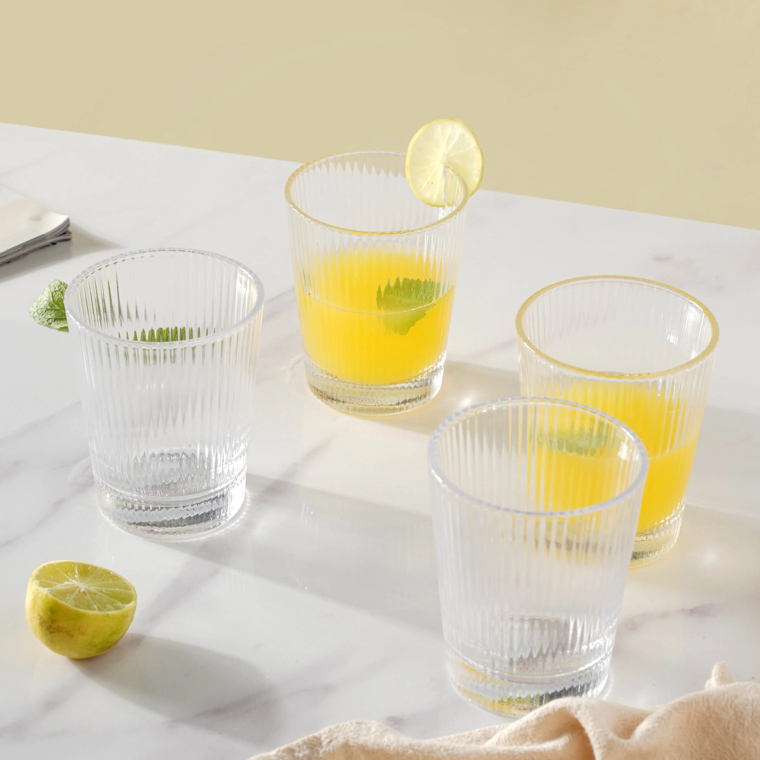 Transparent Water Glass Set of 4 - Image 6