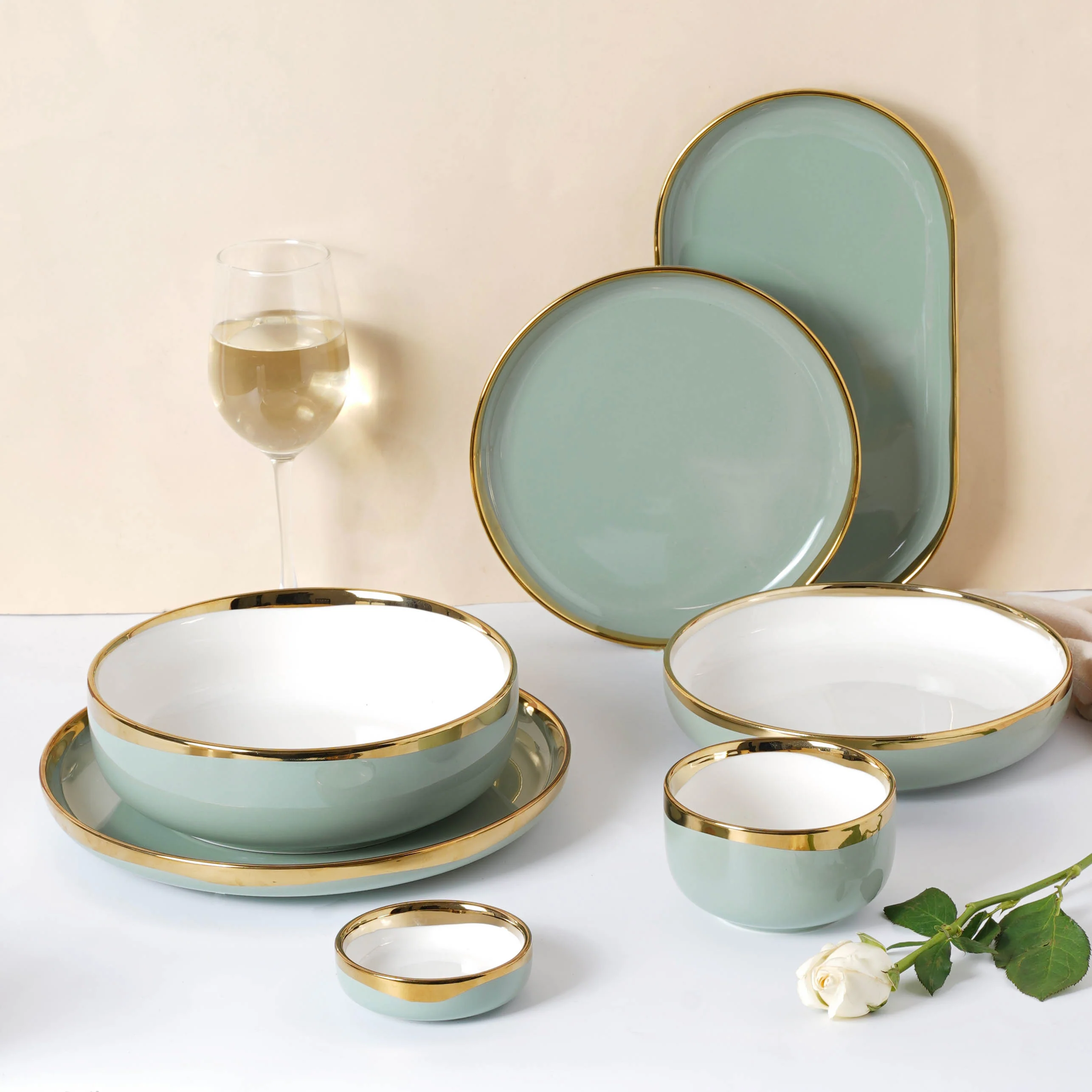 VERA Green Serving Bowl - Image 8