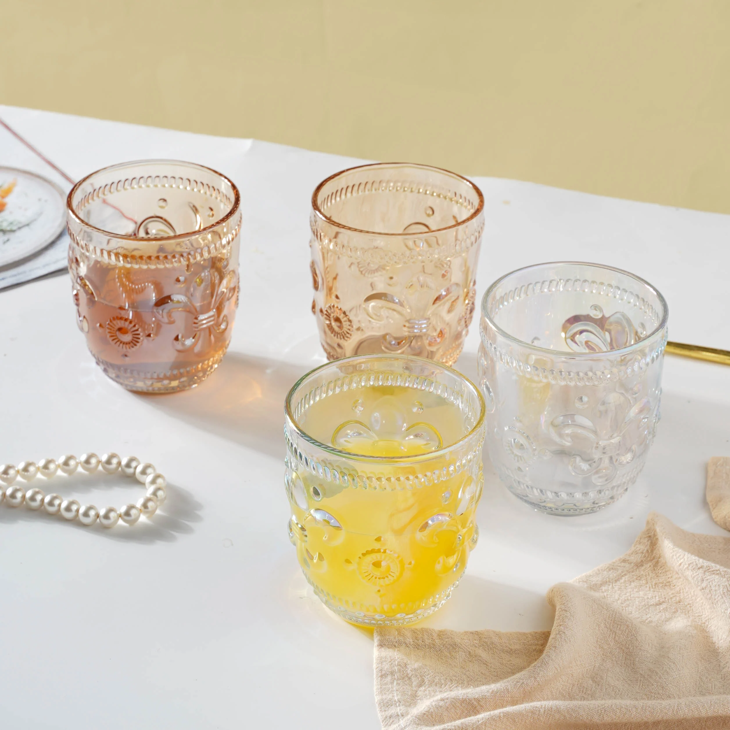 Vintage Drinking Glass Set of 2 - Image 4